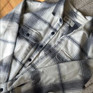 Abercrombie & Fitch Gray Bomber Jacket Versatile Plaid Design